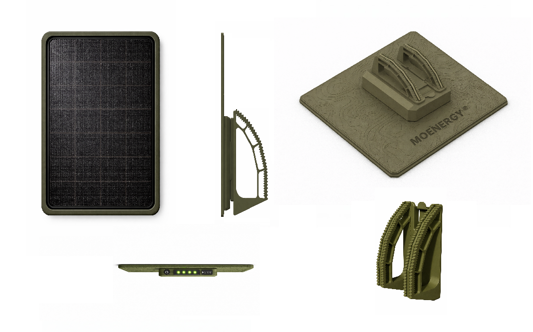5.5W 12V Outdoor Device Power Kit — Extended Runtime (4-Cell)